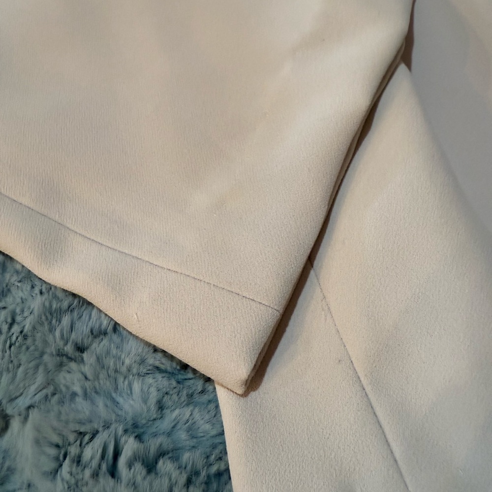 Zara Cream Wide Leg Pants NWT Size Large - Picture 3 of 8